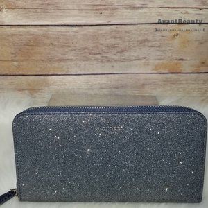 Kate Spade Lola Glitter Continental Dusk Navy Blue